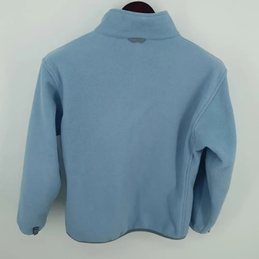 The North Face Fleece‎ Jacket Girls Size Large Blue Full Zip